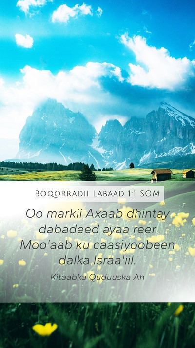 Boqorradii Labaad 1:1 SOM Mobile Phone Wallpaper - Oo markii Axaab dhintay dabadeed ayaa reer - Mobile Bible Verse Wallpaper