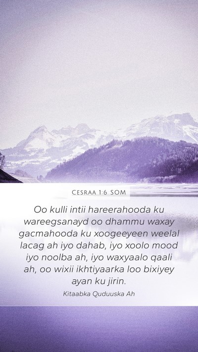 Cesraa 1:6 SOM Bible Verse Image