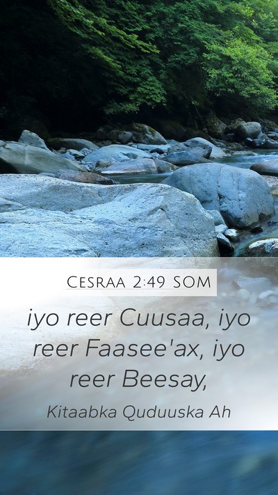 Cesraa 2:49 SOM Bible Verse Image