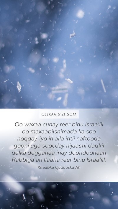 Cesraa 6:21 SOM Bible Verse Image