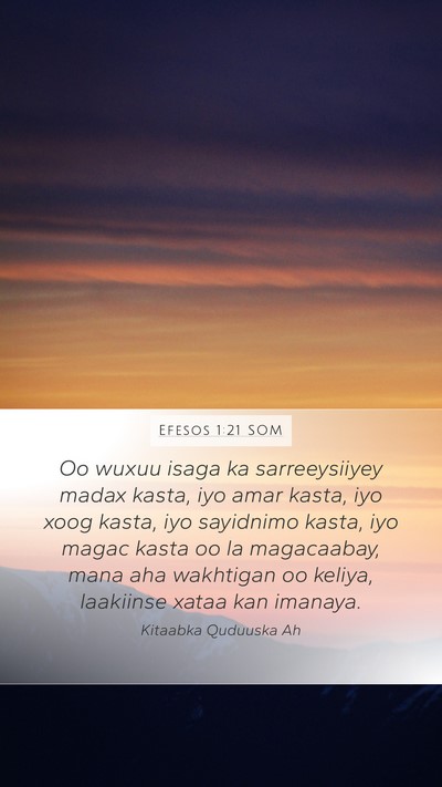 Efesos 1:21 SOM Bible Verse Image