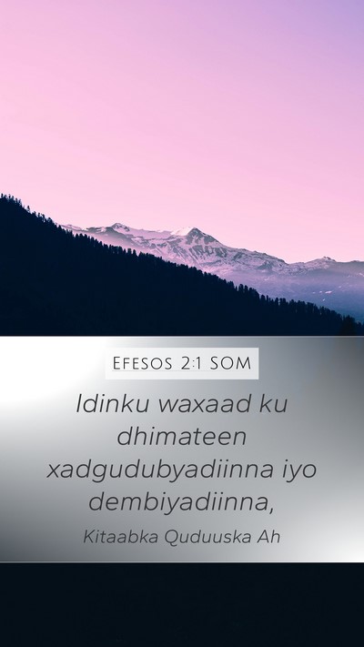 Efesos 2:1 SOM Bible Verse Image