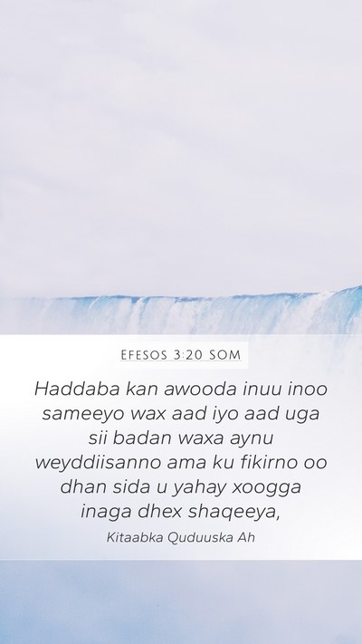Efesos 3:20 SOM Bible Verse Image