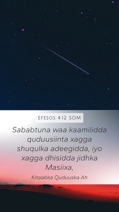 Efesos 4:12 SOM Bible Verse Image