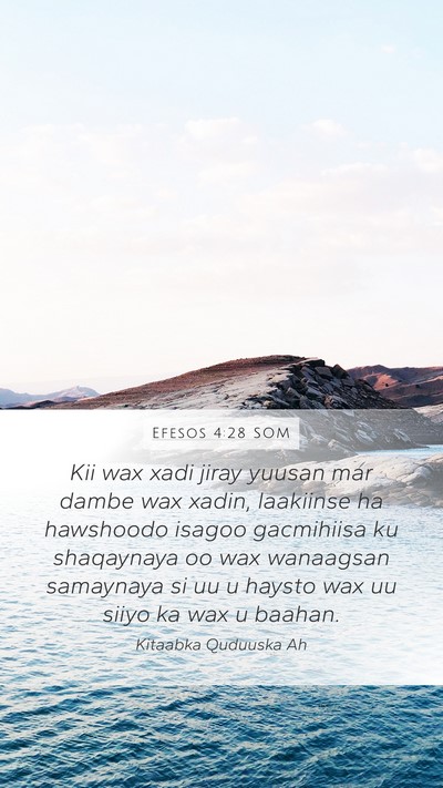 Efesos 4:28 SOM Bible Verse Image