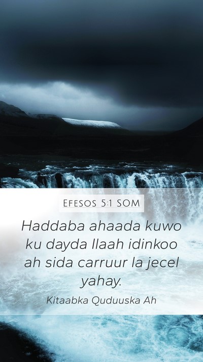 Efesos 5:1 SOM Bible Verse Image