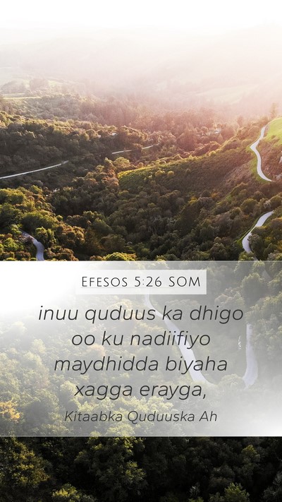 Efesos 5:26 SOM Bible Verse Image