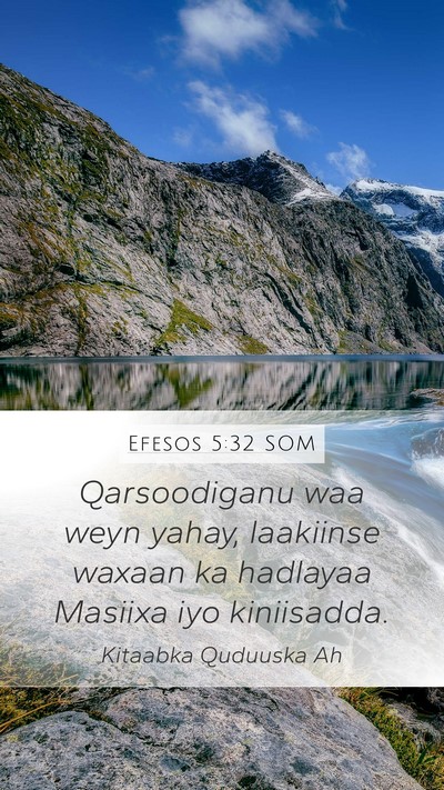 Efesos 5:32 SOM Bible Verse Image