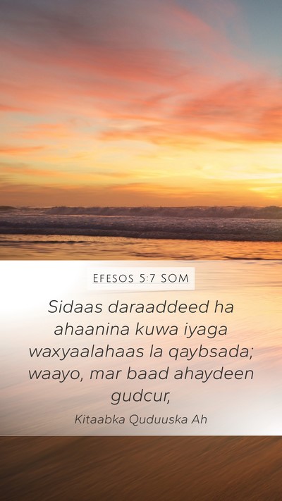 Efesos 5:7 SOM Bible Verse Image