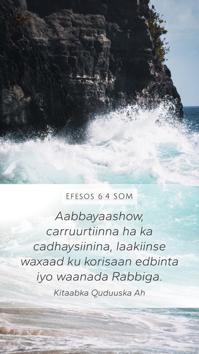 Efesos 6:4 SOM Bible Verse Image