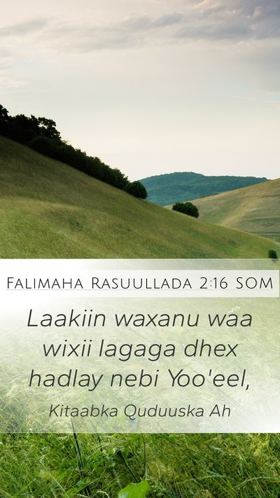 Falimaha Rasuullada 2:16 SOM Bible Verse Image