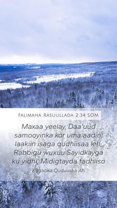 Falimaha Rasuullada 2:34 SOM Bible Verse Image