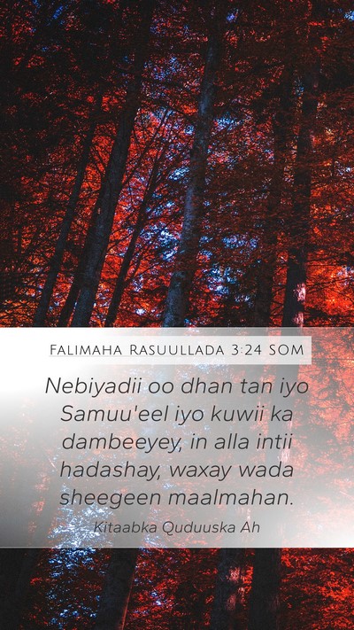 Falimaha Rasuullada 3:24 SOM Bible Verse Image