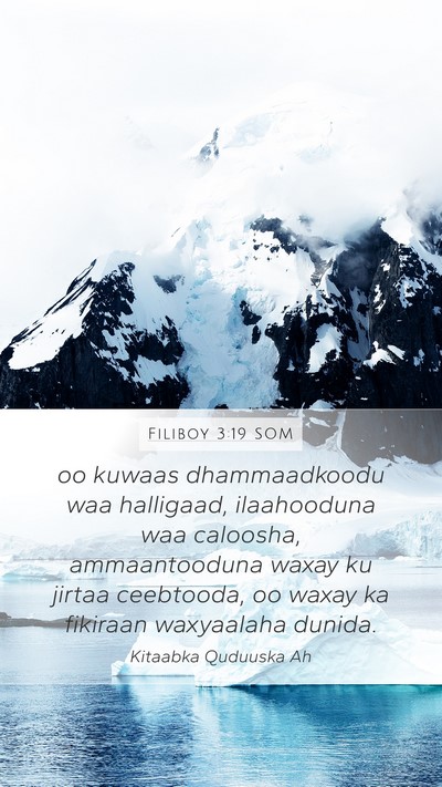 Filiboy 3:19 SOM Bible Verse Image