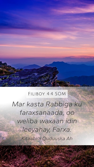 Filiboy 4:4 SOM Bible Verse Image