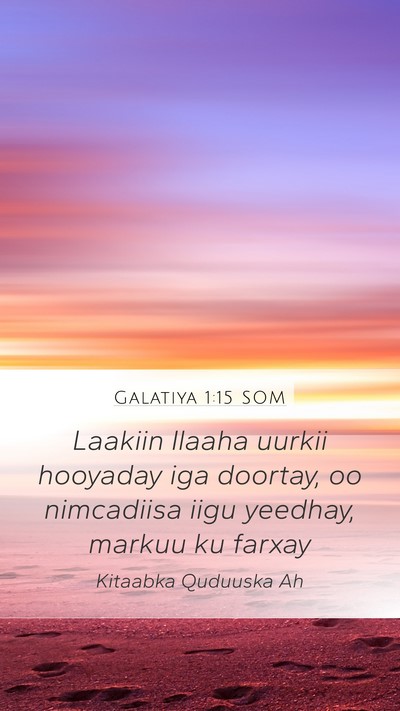 Galatiya 1:15 SOM Bible Verse Image