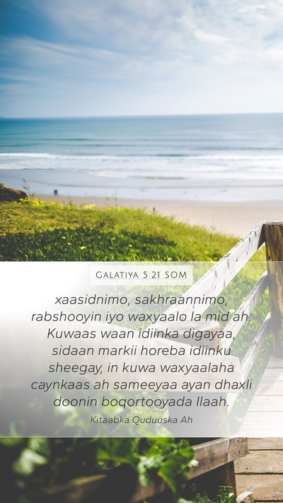 Galatiya 5:21 SOM Bible Verse Image