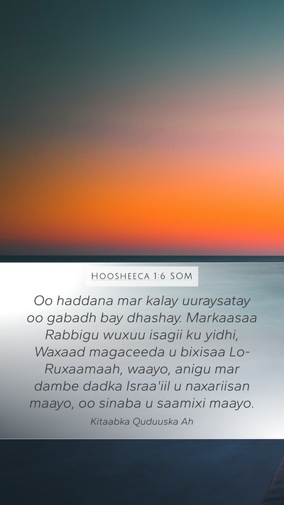 Hoosheeca 1:6 SOM Bible Verse Image