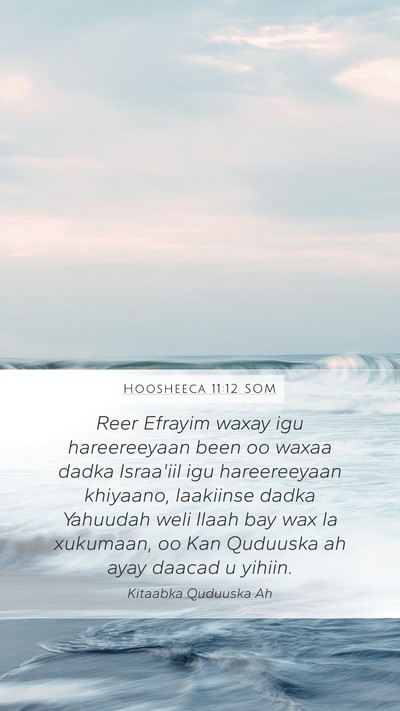 Hoosheeca 11:12 SOM Bible Verse Image