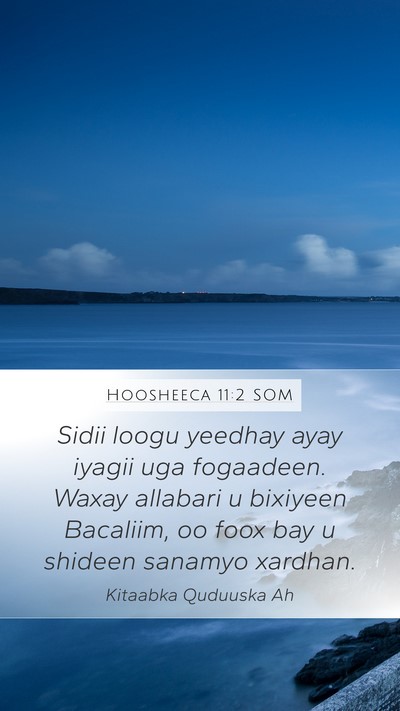 Hoosheeca 11:2 SOM Bible Verse Image