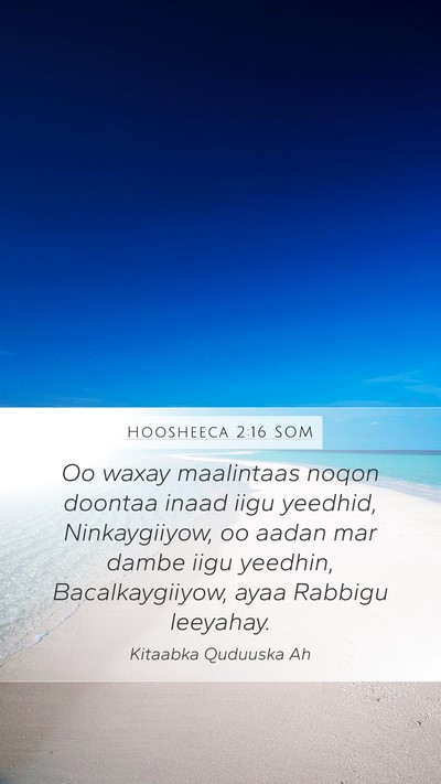 Hoosheeca 2:16 SOM Bible Verse Image
