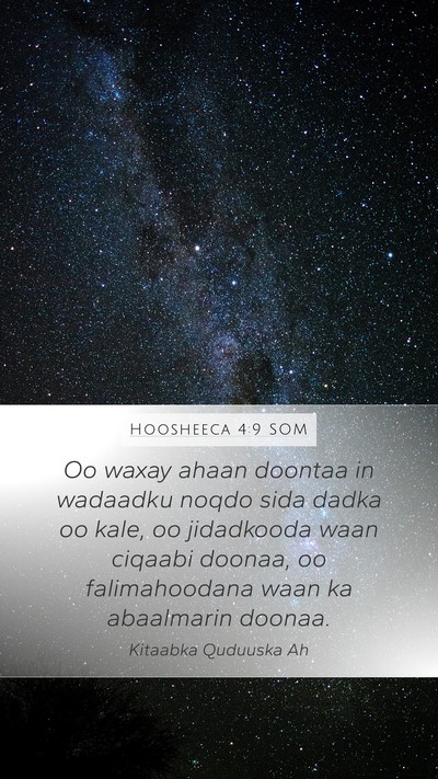 Hoosheeca 4:9 SOM Bible Verse Image