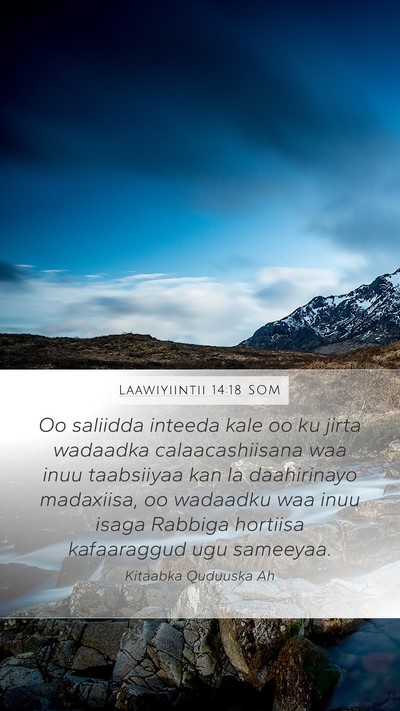 Laawiyiintii 14:18 SOM Bible Verse Image