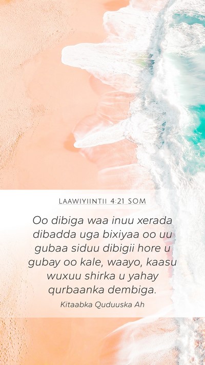 Laawiyiintii 4:21 SOM Bible Verse Image