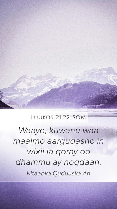 Luukos 21:22 SOM Bible Verse Image