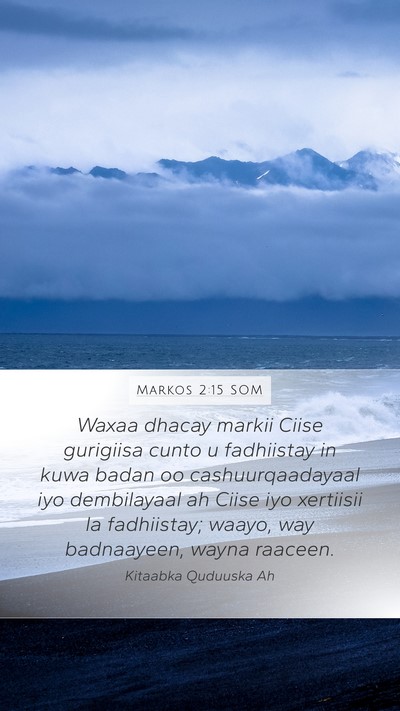 Markos 2:15 SOM Bible Verse Image