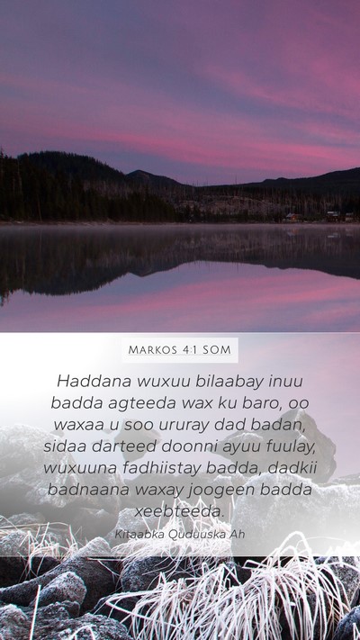 Markos 4:1 SOM Bible Verse Image