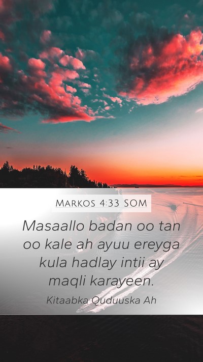 Markos 4:33 SOM Bible Verse Image