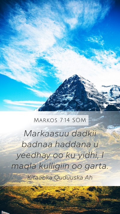 Markos 7:14 SOM Bible Verse Image