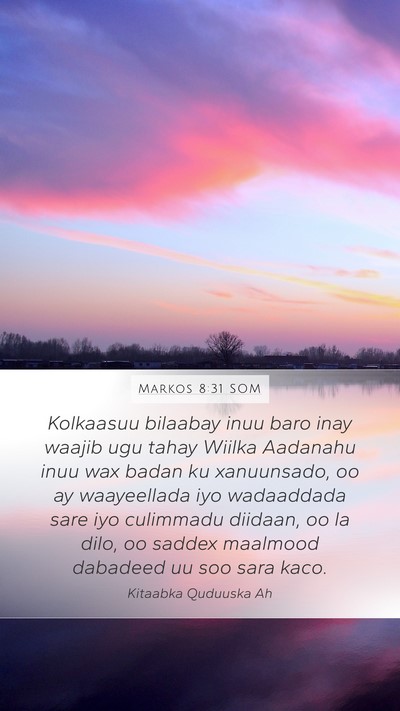 Markos 8:31 SOM Bible Verse Image