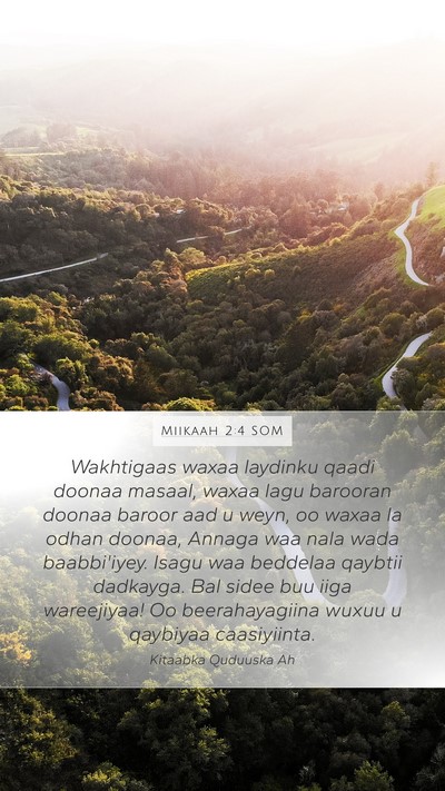 Miikaah 2:4 SOM Bible Verse Image
