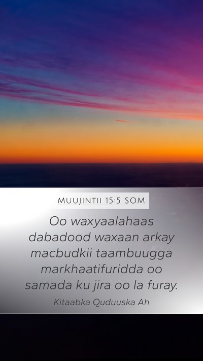 Muujintii 15:5 SOM Bible Verse Image