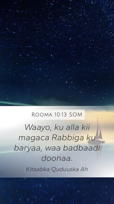 Rooma 10:13 SOM Bible Verse Image