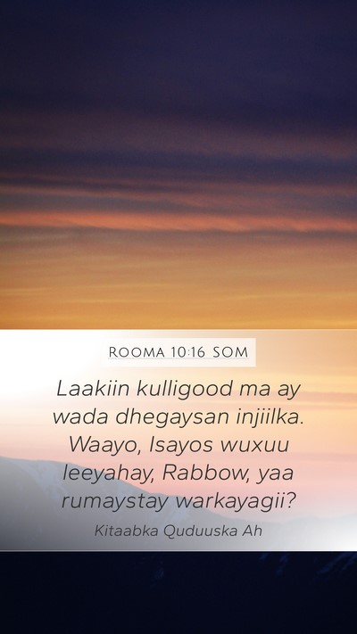Rooma 10:16 SOM Bible Verse Image