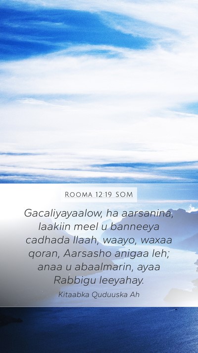 Rooma 12:19 SOM Bible Verse Image