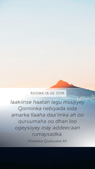 Rooma 16:26 SOM Bible Verse Image