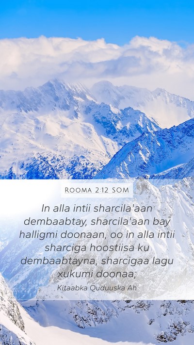 Rooma 2:12 SOM Bible Verse Image
