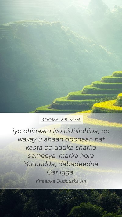 Rooma 2:9 SOM Bible Verse Image