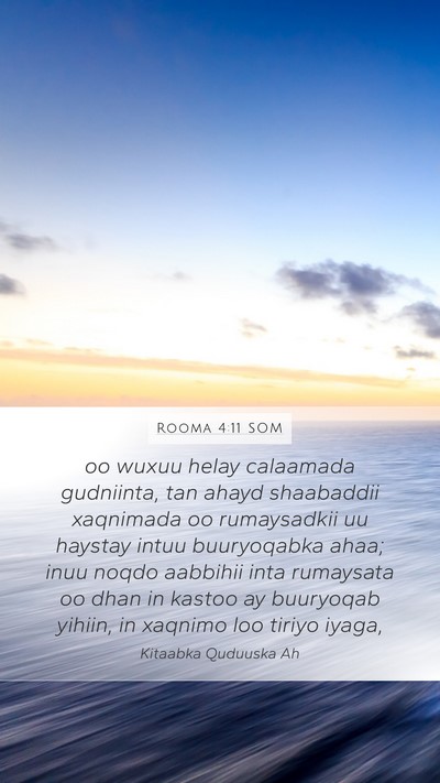 Rooma 4:11 SOM Bible Verse Image