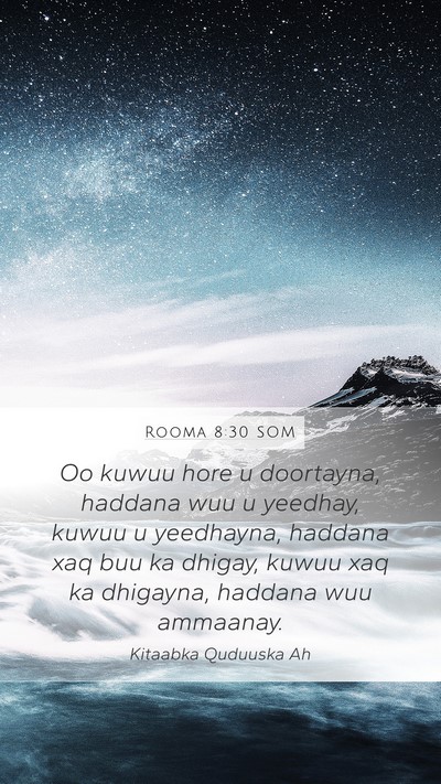 Rooma 8:30 SOM Bible Verse Image