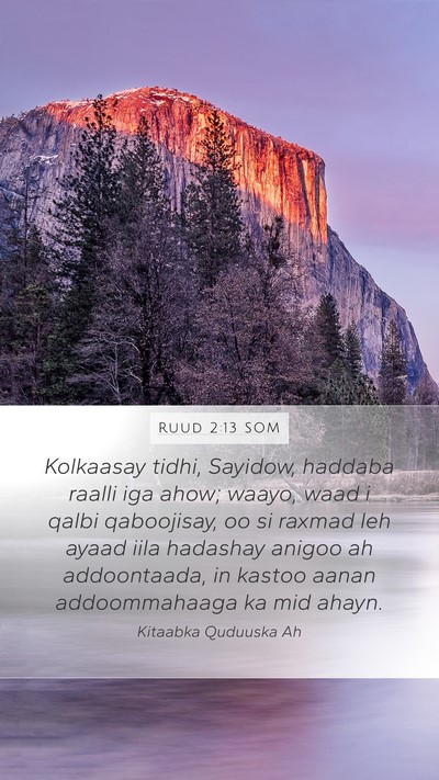Ruud 2:13 SOM Bible Verse Image