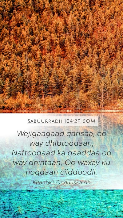 Sabuurradii 104:29 SOM Bible Verse Image