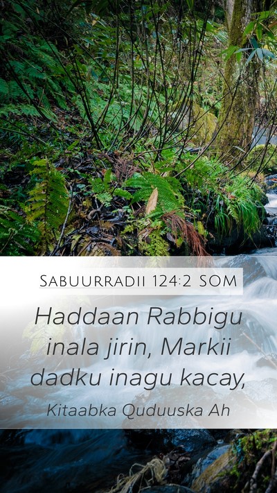 Sabuurradii 124:2 SOM Bible Verse Image