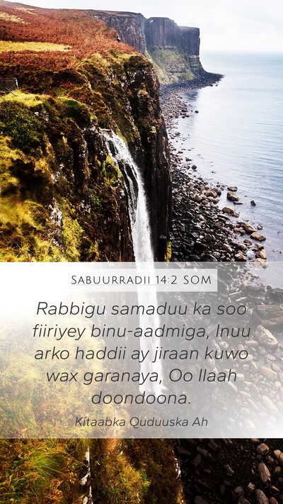 Sabuurradii 14:2 SOM Bible Verse Image