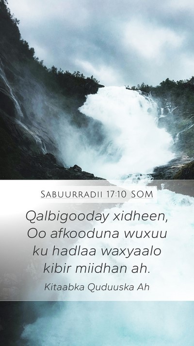 Sabuurradii 17:10 SOM Bible Verse Image