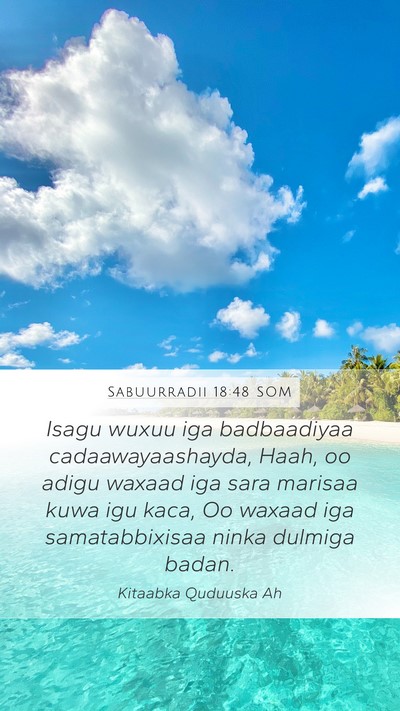 Sabuurradii 18:48 SOM Bible Verse Image